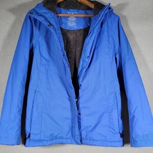 L.L. Bean Women's Winter Warmer Vibrant Blue Ski Jacket
